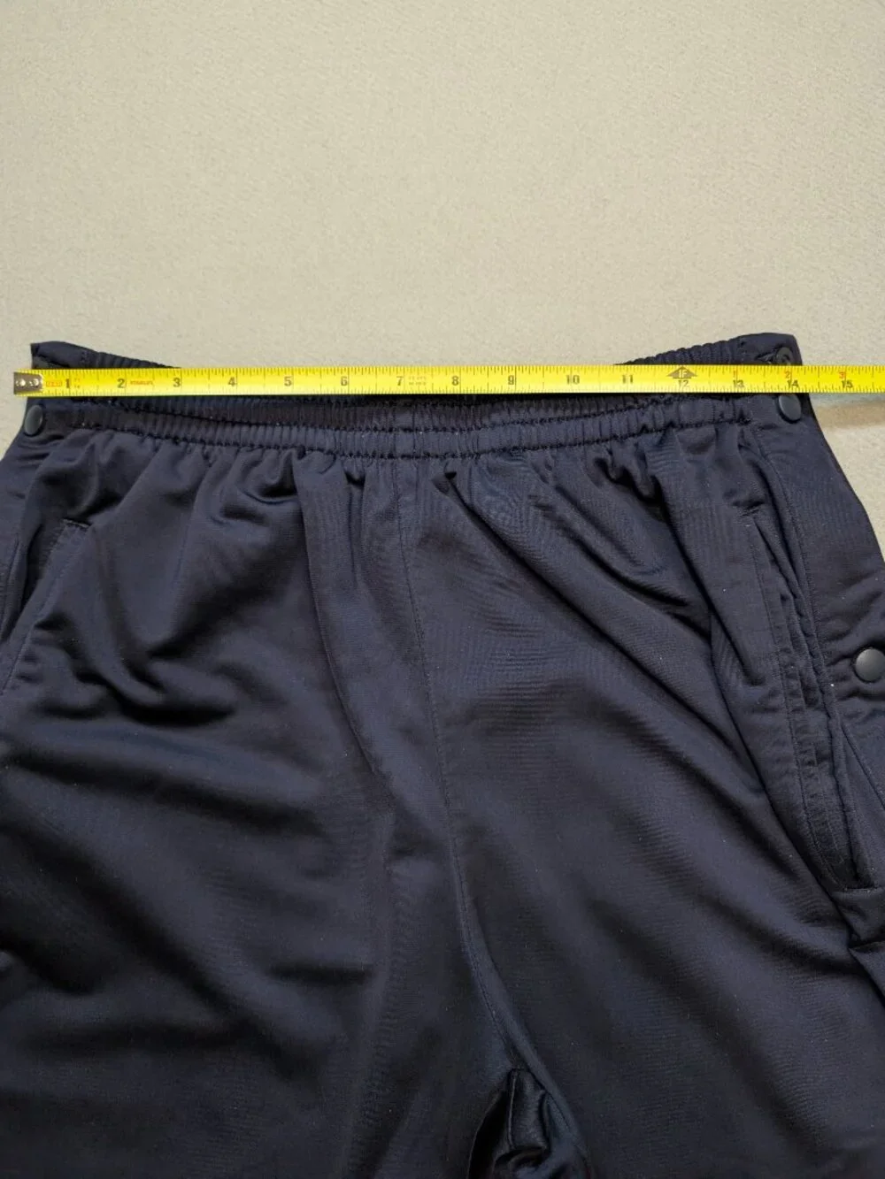 Vintage Foot Locker Navy Tearaway Snap Track Pants Men's M Y2K